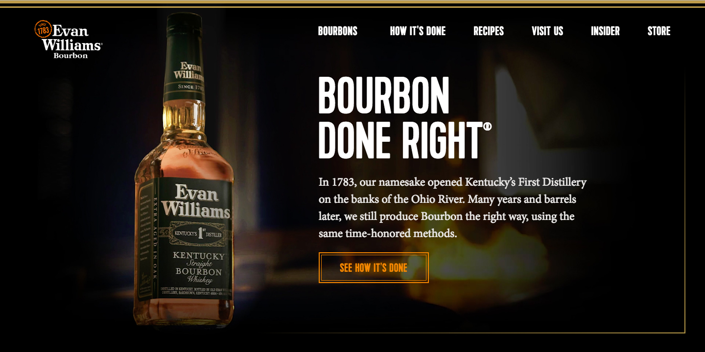 Liquor Brand Website Design New York